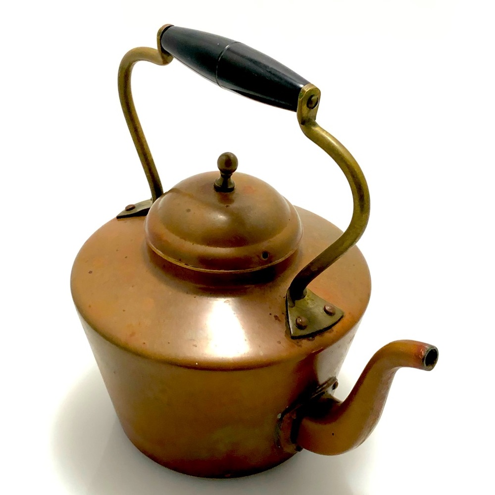 Tea copper Kettle with Bakelite/ brass handle. - Picture 4 of 12